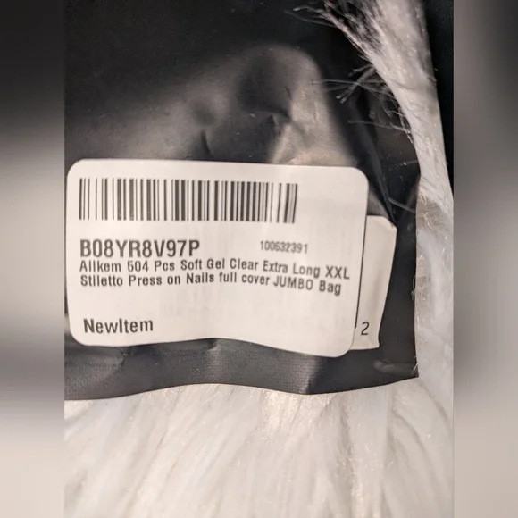 Allkem Luxury Nails Soft Gel XXL Stiletto Nails 2 Bags Of 504 Pieces 12 Sizes - Picture 4 of 9